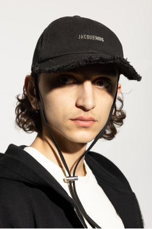 Jacquemus Black Baseball Cap