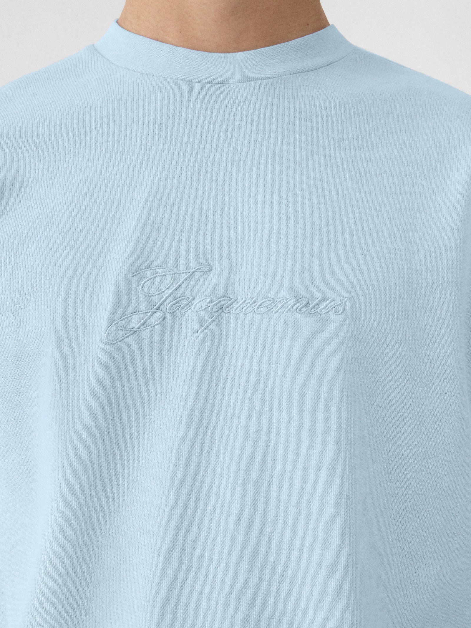 Jacquemus Футболка синя TSM00631AJ00045330