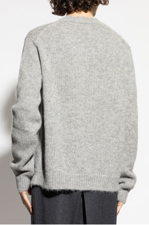 Jil Sander Grey Crew Neck Sweater