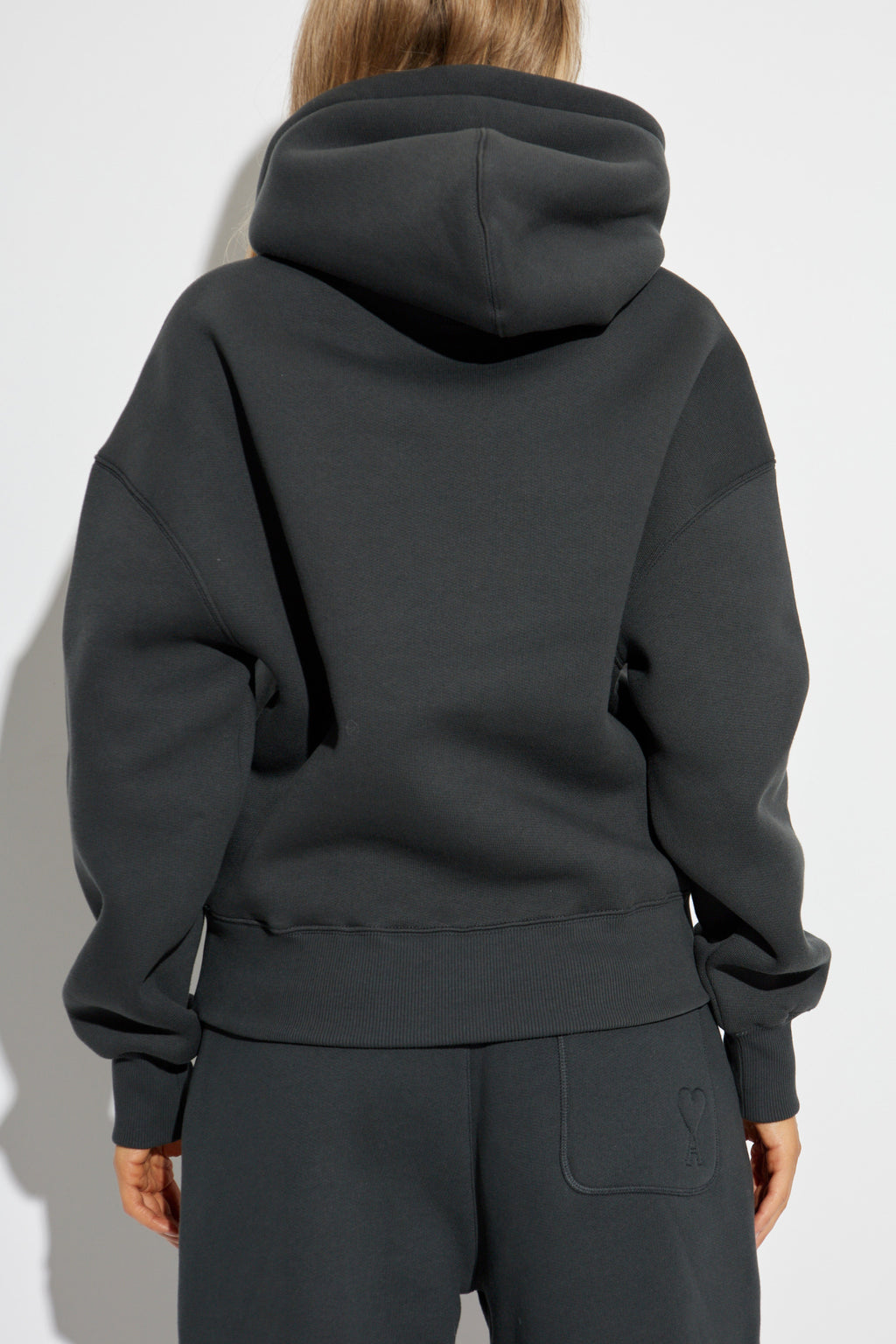 Ami Alexandre Mattiussi Grey Sweatshirt With Logo