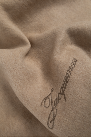 Jacquemus Beige Scarf With Logo