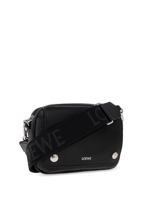 Loewe Black "Pebble Messenger Small" Shoulder Bag
