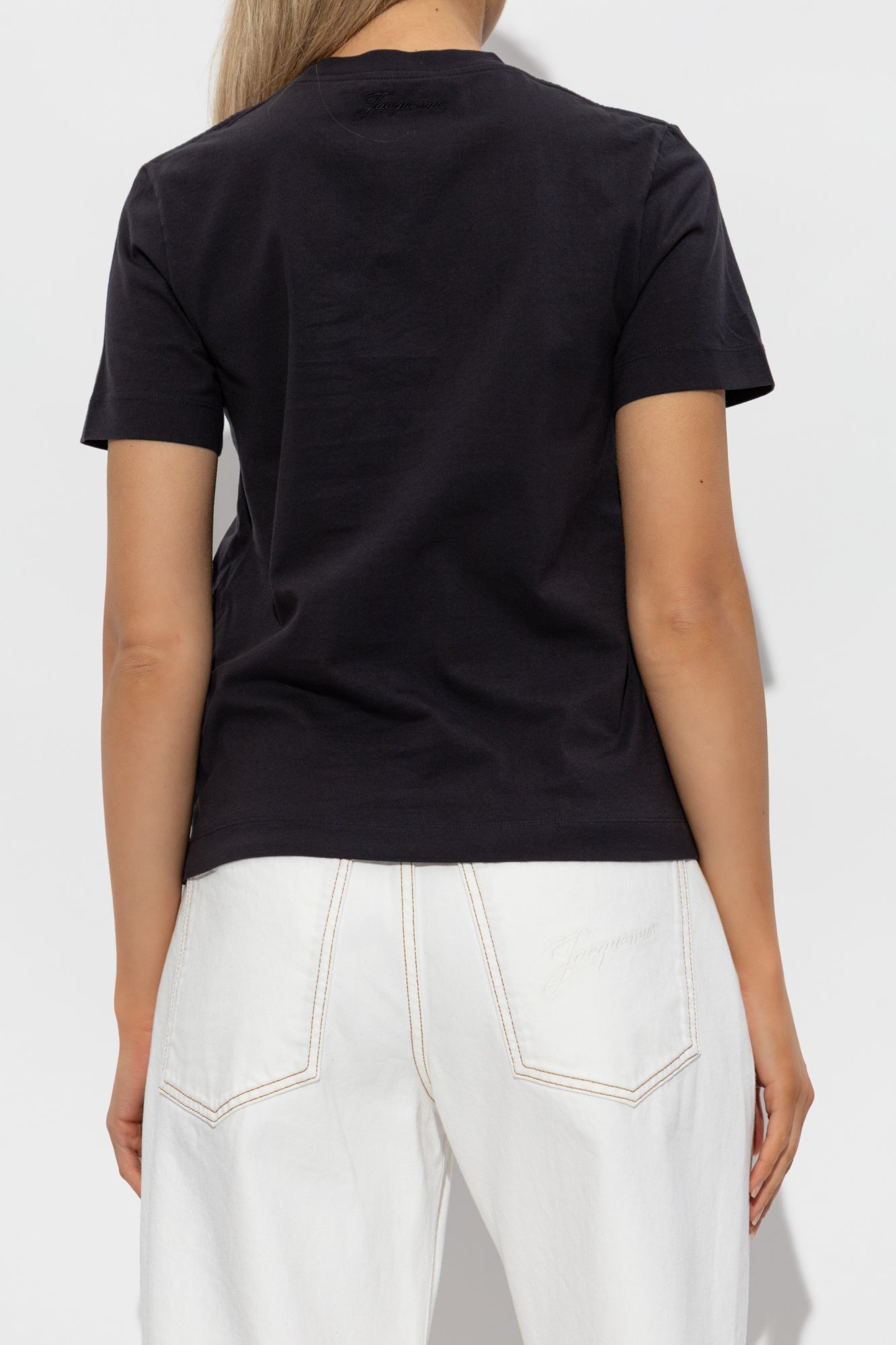 Jacquemus Black T-shirt With Logo