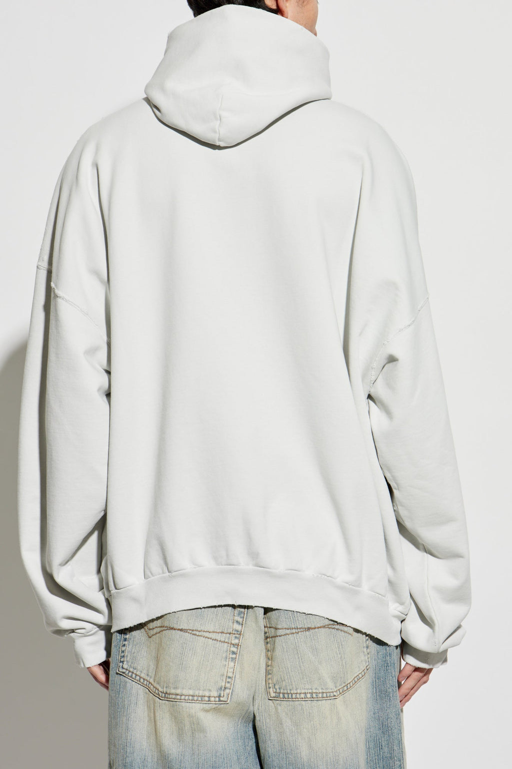 Balenciaga GREY Printed Sweatshirt 803265 TRVS9-9081