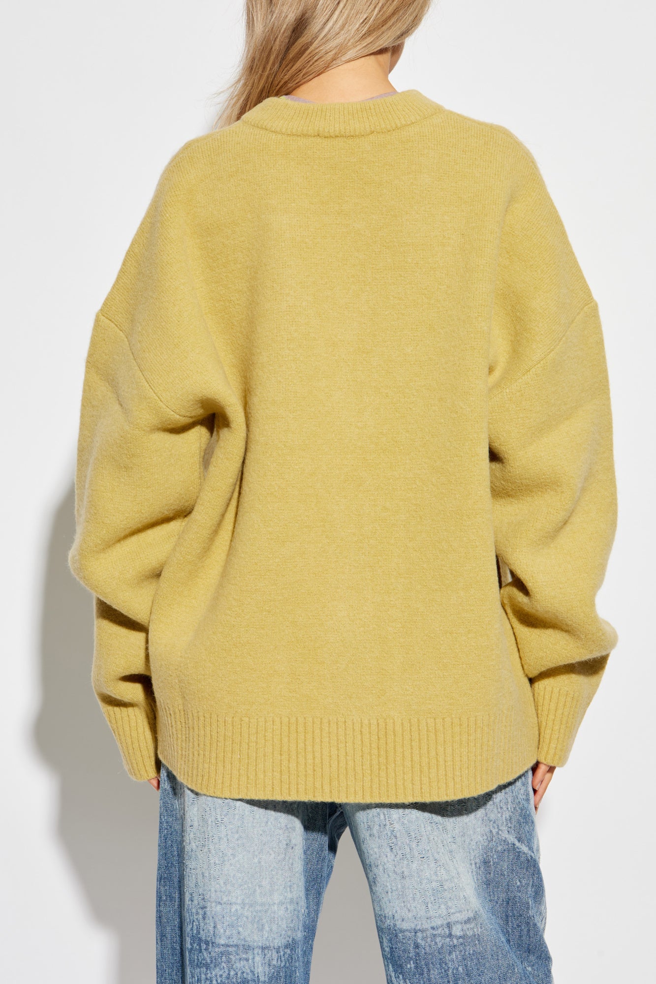 Ami Alexandre Mattiussi Green Cardigan With Logo