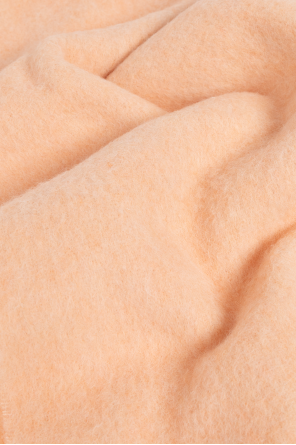 Ami Alexandre Mattiussi Pink Wool Scarf