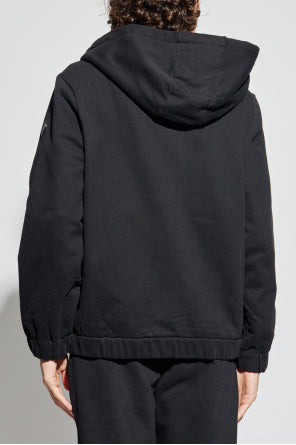 Moncler Black Sweatshirt With Logo