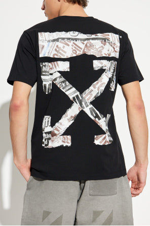 Off-White Black T-Shirt With Logo