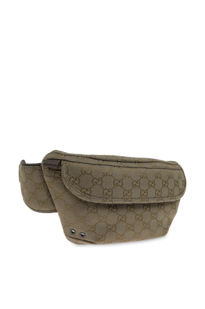 Gucci Green Belt Bag With 'GG' Pattern