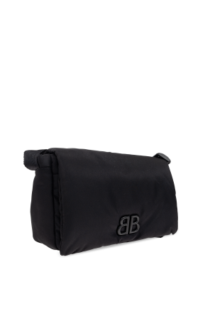 Balenciaga Black Shoulder Bag With Logo