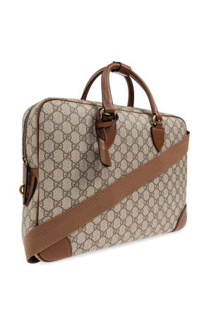 Gucci Beige Canvas Handbag GG Supreme