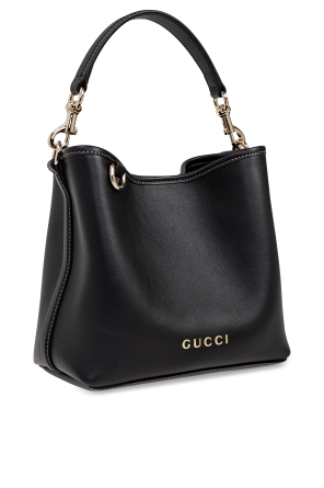Gucci Black Handbag GG Emblem Mini