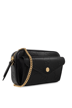 Gucci Black ‘GG Super Mini’ Shoulder Bag