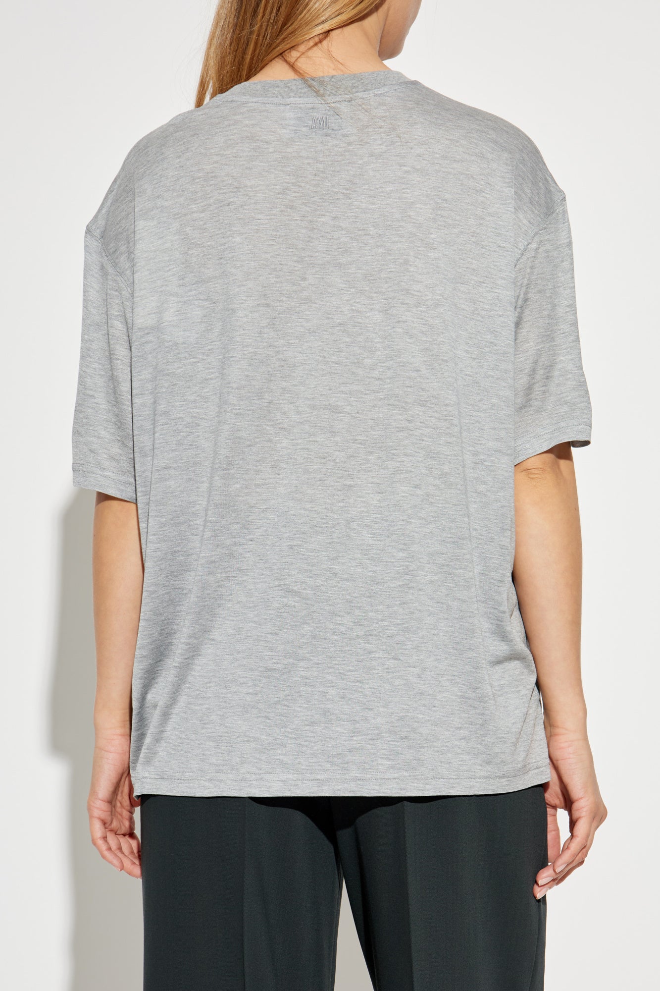 Ami Alexandre Mattiussi Grey T-shirt With Logo