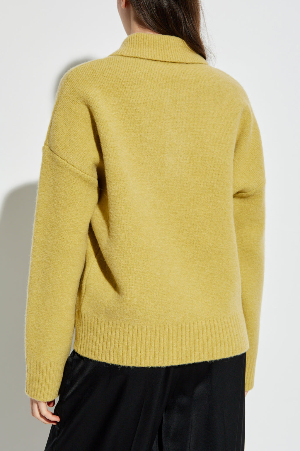 Ami Alexandre Mattiussi Green Polo Sweater With Logo