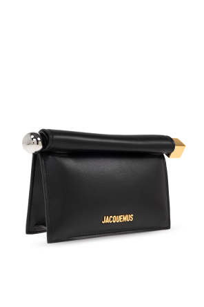 Jacquemus Black Handbag `Rond Carré Small`