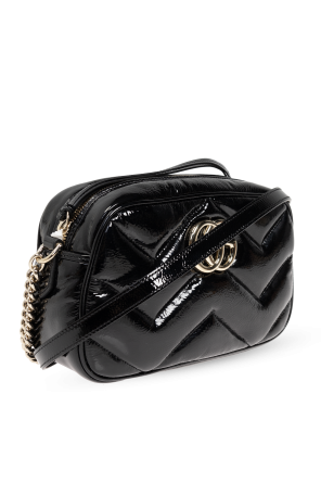 Gucci Black Shoulder Bag Small GG Marmont