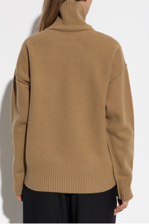 Ami Alexandre Mattiussi Beige Wool Turtleneck