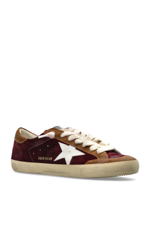 Golden Goose Burgundy ‘Super-Star Penstar Classic With’ Sports Shoes