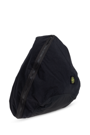 Stone Island Black Shoulder Backpack