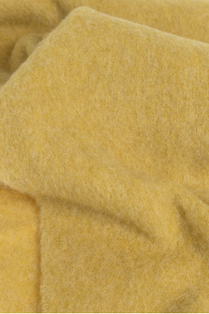 Ami Alexandre Mattiussi Yellow Wool Scarf