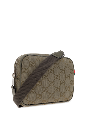 Gucci Green Shoulder Bag With "GG" Pattern