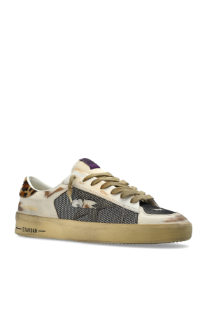 Golden Goose Cream ‘Stardan Under Net Star’ Sports Shoes