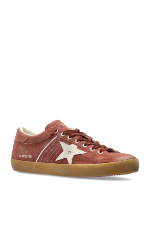 Golden Goose Red ‘Super-Star Double Quarter With S’ Sports Shoes