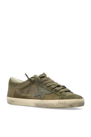 Golden Goose Green Super-Star Classic Sports Shoes With List