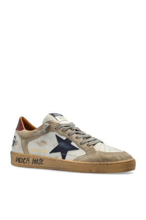 Golden Goose Beige 'Ballstar Double Quarter With Fol' Sports Shoes