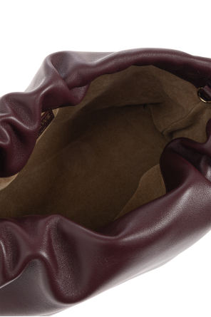 Loewe Burgundy Shoulder Bag "Flamenco Medium"