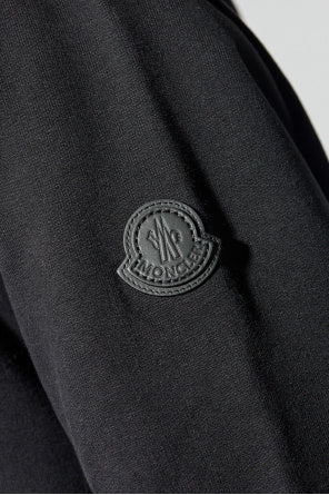 Moncler Black Sweatshirt With Logo