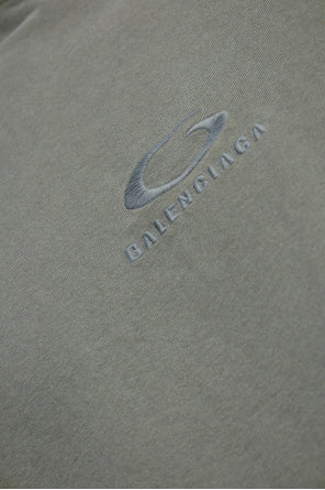 Balenciaga Grey T-Shirt With Logo