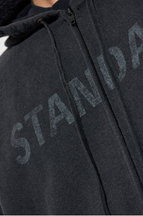 Balenciaga Black Sweatshirt With Printed Logo