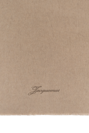 Jacquemus Beige Scarf With Logo