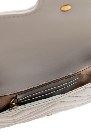 Gucci Cream Shoulder Bag GG Marmont 2.0