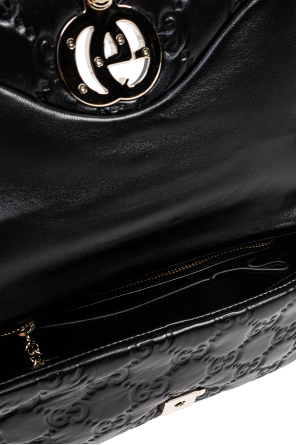 Gucci Black Handbag GG Milano Mini