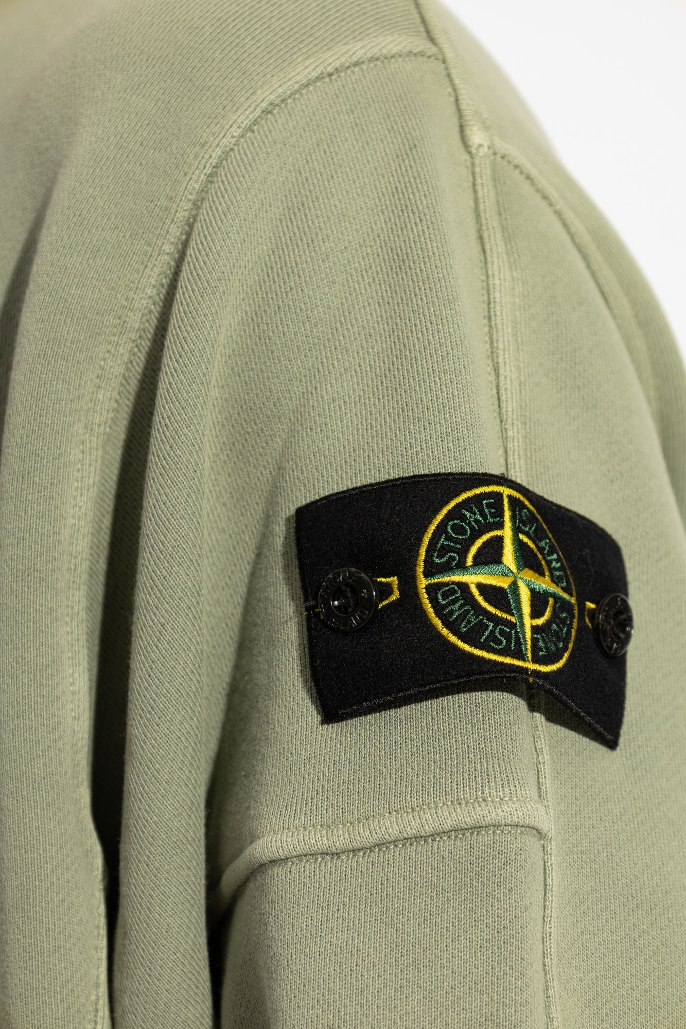 Stone Island GREEN Sweatshirt with Logo K1S156100032 S0045-V0155