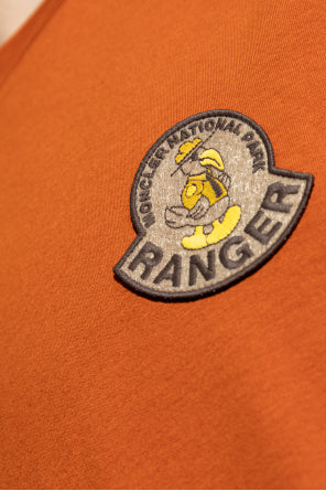 Moncler Orange T-Shirt With Logo