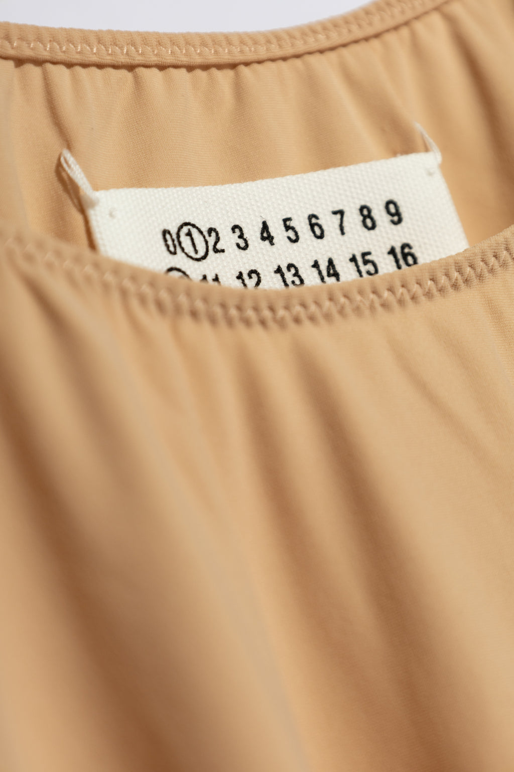 Maison Margiela Beige Sleeveless Bodysuit