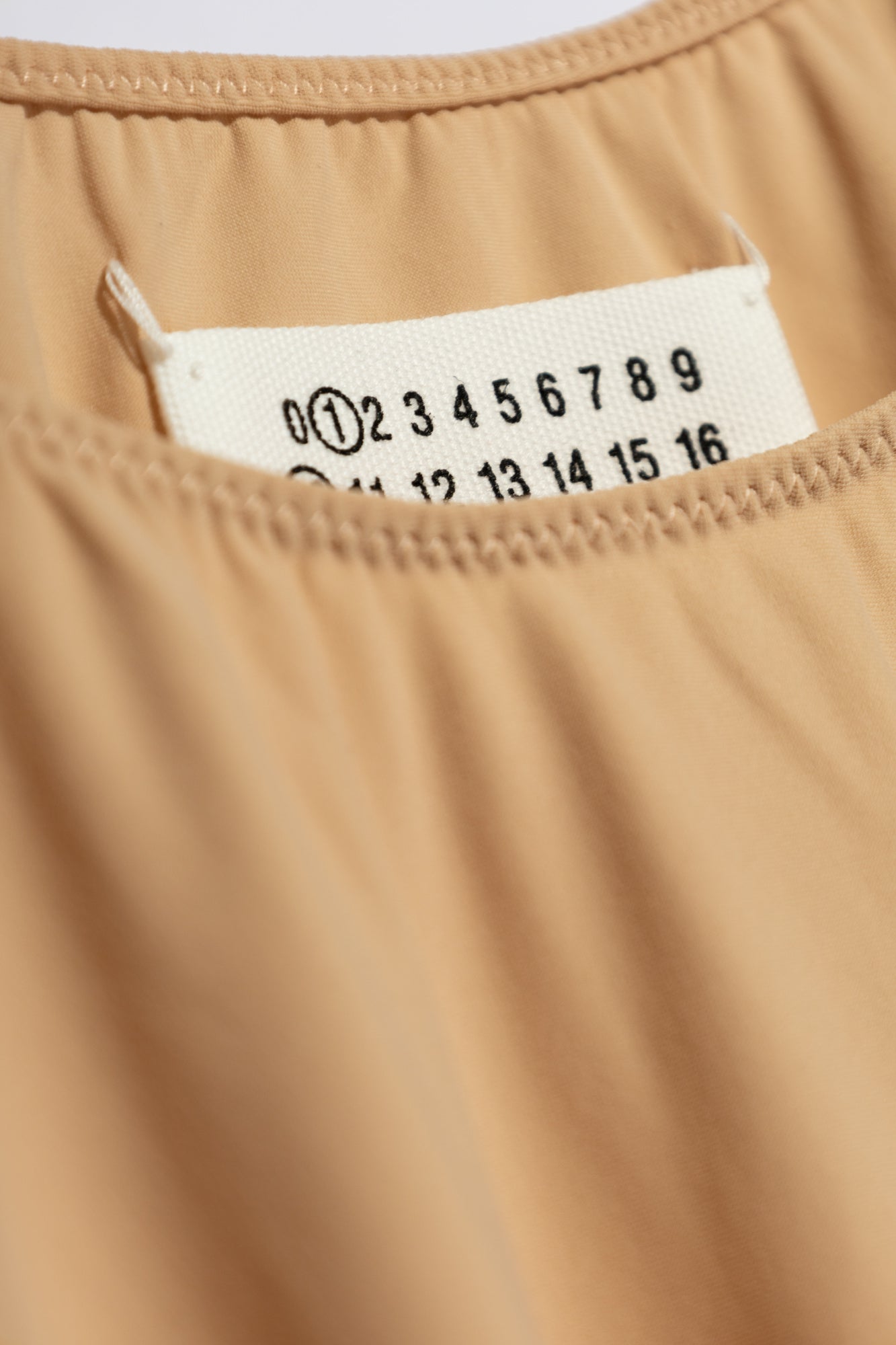 Maison Margiela Beige Sleeveless Bodysuit