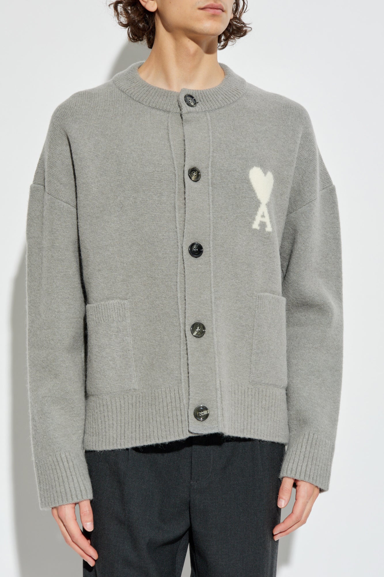 Ami Alexandre Mattiussi Grey Sweater