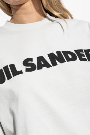 Jil Sander Grey T-shirt With Logo