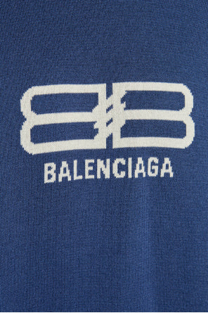 Balenciaga Blue Crew Neck Sweater