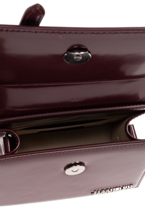 Jacquemus Burgundy Handbag ‘Le Chiquito Moyen Boucle’