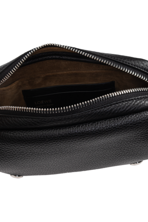 Loewe Black "Pebble Messenger Small" Shoulder Bag