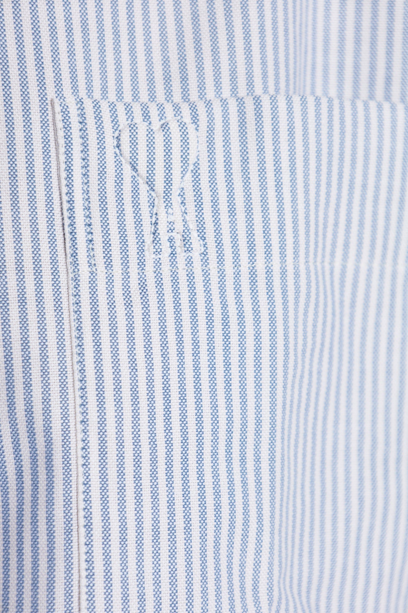 Ami Alexandre Mattiussi light blue Shirt with stripe pattern USH123 CO0087 F-4503