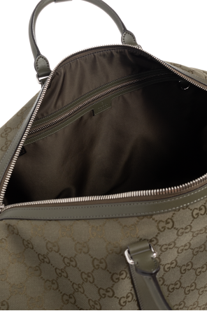 Gucci Green Carry-On Bag With 'GG' Pattern