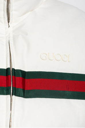 Gucci White Puffer Jacket