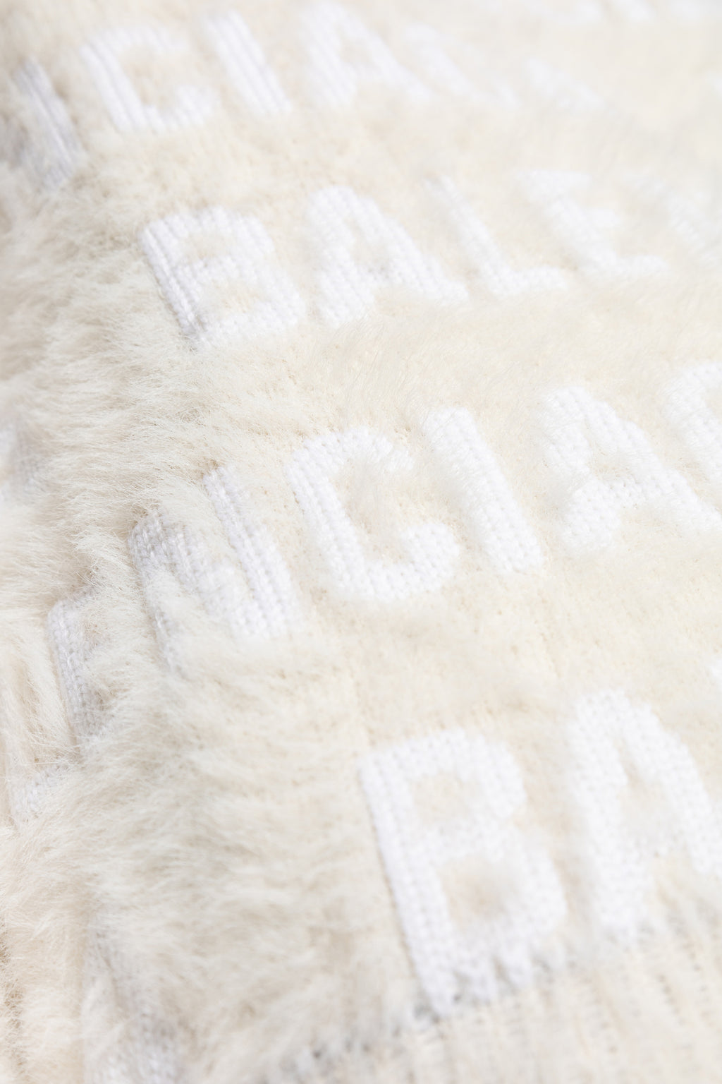 Balenciaga Cream Monogram Sweater